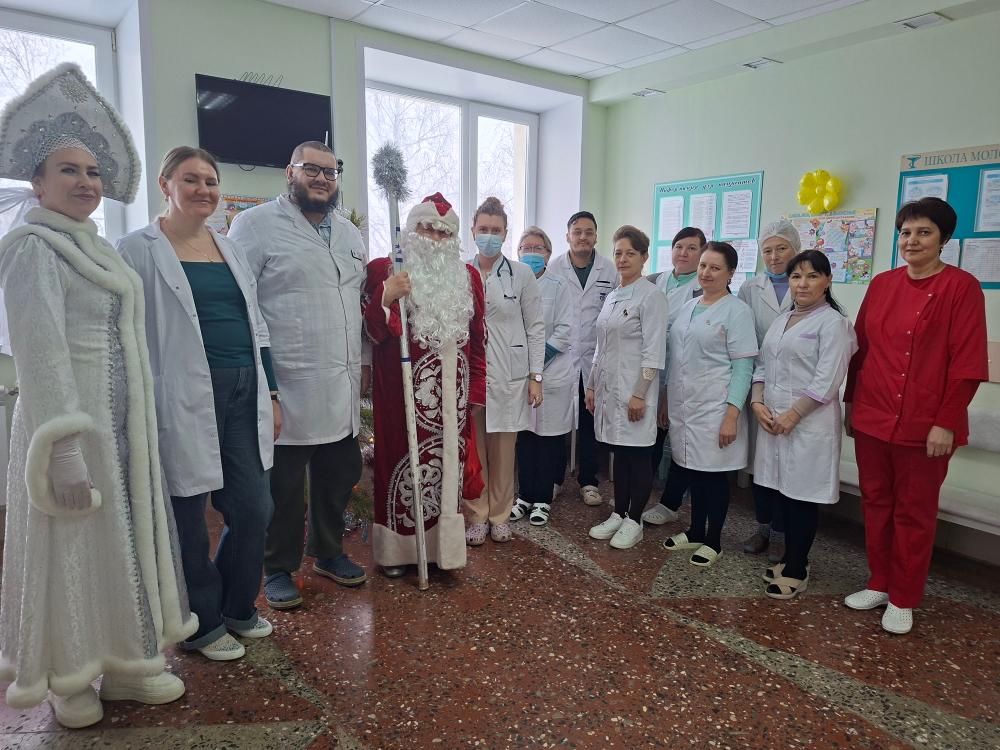 Поздравление от Деда Мороза и Снегурочки